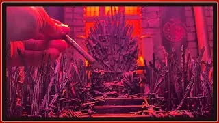 I Made a Miniature House of the Dragon Iron Throne // Game of Thrones