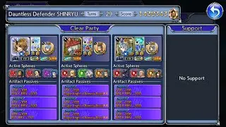 DFFOO #901 - Kain and Friends vs. Defender Z Shinryu!!