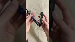 Складной нож D2 с темляком Альфа-Бык