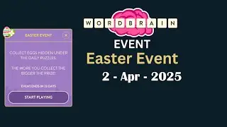 Wordbrain Easter Event April 2 2025 Answers | Wordbrain Easter Event 2025