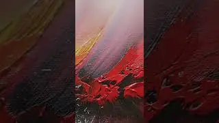 Abstract painting in motion. full process video coming soon. #paletteknife