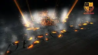 ID #262 - Industrial Laser Reveal Logo Intro Animation - Design Bank Logo Animation