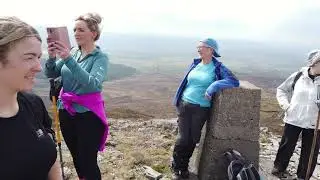 lough salt with Strabane hillwalkers