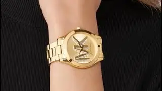 Michael Kors Slim Runway Women's Watch, Stainless Steel Bracelet Watch for Women