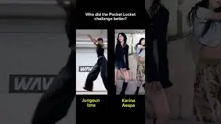 Who did it better? #aespa #karina #izna #jungeun #smentertainment #wakeone #blacklabel