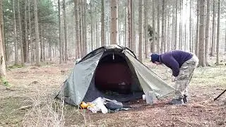 opening up the Snugpak scorpion 3. tent . 22nd Jan 2023