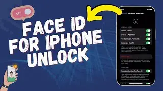 How to Disable Face ID for iPhone Unlock | iPhone 15