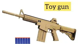 Free Fire Toy Gun बनाएं कार्डबोर्ड से 🔫 | DIY Gun Craft Cardboard Tutorial