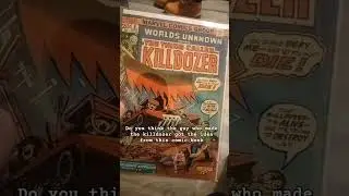 Do you think the guy who made the killdozer got the idea from this comic book #shorts #killdozer