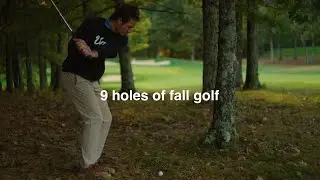 9 holes of fall golf (ASMR)