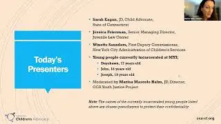 Webinar: Advocating for Youth Incarcerated at Manson Youth Institution