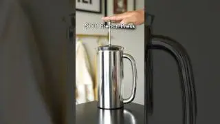 Making coffee with a $100 french press