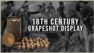 18th Century Grape Shot Display
