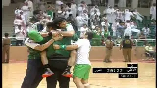 شوط 2 . نهائي كرة يد  الاهلي  . النور 2013 .. كاس امير سلطان