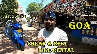 Goa Bikes For Rent In Calangute 250Rs| Rental Bikes In Goa | Prices | Goa Vlog |Super bikes For Rent