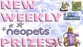 Weekly Prize Pool Reset + New Dyworks #neopets
