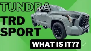 Toyota Tundra WHAT MAKES IT A TRD SPORT!!??