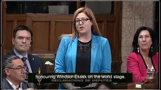 Tracey Ramsey thanks the Windsor-Essex emergency medical services team
