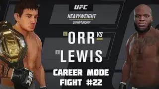 UFC 4 Heavyweight Career Mode | Fight #22 Vs. Derrick Lewis
