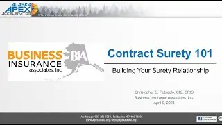 Surety Bonding 101