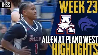 Plano West vs. Allen Thrilling Match Highlights! | High School Basketball
