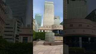 Skyline Splendor: Iconic Towers of Cabot Square, Canary Wharf - HSBC and Citi Bank