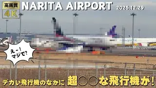成田空港 デカい飛行機だらけの中、とんでもなく○○な飛行機が！笑笑
