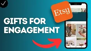 How to Find Engagement Items in Etsy App (search for engagement gifts and celebration accessories)