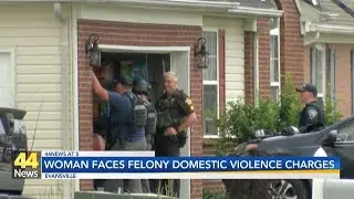 Woman faces felony domestic violence charges