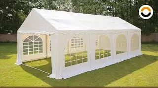 Partyzelt 4x8m (PVC) - Aufbauanleitung (PRO Plus) | TOOLPORT