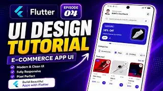 Build a Beautiful E-Commerce App UI in Flutter | Episode 04
