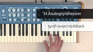 VERMONA ’14 Analogsynthesizer - synth wave multitrack