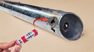 Откройте для себя гениальную идею профессора Гарварда! Используйте батарею 1,5 В для сварки выхлопно