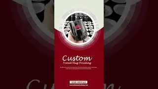 Custom Printed Travel Mugs Online