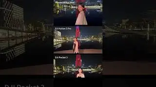 Pocket 3 vs Action 5 Pro vs iPhone 16 Pro Max