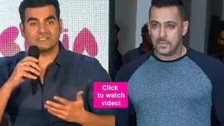 Arbaaz Khan Miffed on Salman Khan's RAPE COMMENT