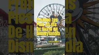 &iquest;#Lluvia en #Disneyland? Sigue estos consejos para evitar #ampollas y problemas para #caminar