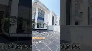 House for sale in Lekki Lagos Nigeria: Luxury 5 bedroom duplex pool,gym,office bq in Ajah Lekki 250m