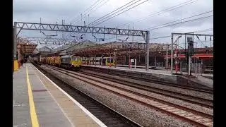 T&T Freightliner 66s on HOBC Engineers At Crewe.