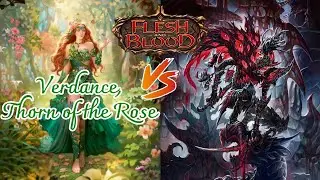 【Flesh & Blood TCG】Verdance, Thorn of the Rose  Vs. Arakni, Marionette [No Commentary]