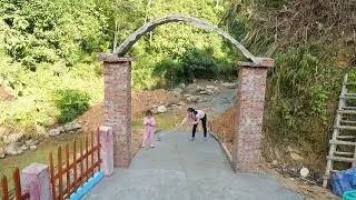 10 Days of Successful Farm Gate Design and Farm Road Construction - Harvesting Gac Fruit for Sale