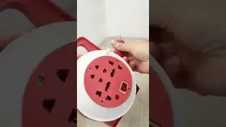 4 way Indoor Cord Reel Plastic With 2 Round Pin