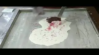 Ice cream roll in kolkata lake mall