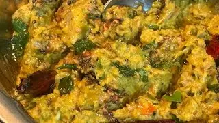 Healthy organic vegetable chutney for rice,dosa and snacks in Telugu 😋