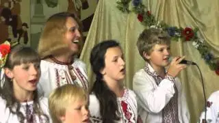 Дрогобич. Школа Nо1. Пісня Одна Україна. Відео 21