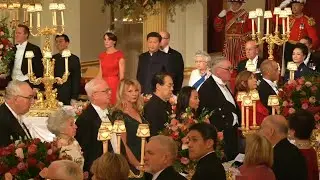 🇨🇳🇬🇧 China and UK National Anthems | State Banquet for Xi Jinping in Buckingham Palace &bull; 2015