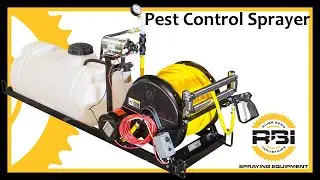 Pest Control Sprayer - 25 Gallon - 12 Volt Pump - Hannay Electric Reel - River Bend Industries