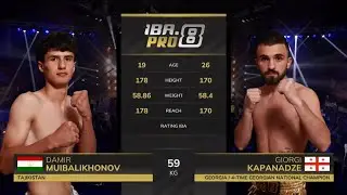 MUIBALIKHONOV Damir 🇹🇯 vs KAPANADZE Giorgi 🇬🇪 | IBA.PRO 8 | July 22, 2025 | Dushanbe, Tajikistan