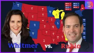 2028 Election Prediction: Gretchen Whitmer vs. Marco Rubio