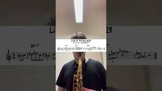 Rusty Bryant on Secret Love - Lick Of The Day #23 #saxophone #jazz #music